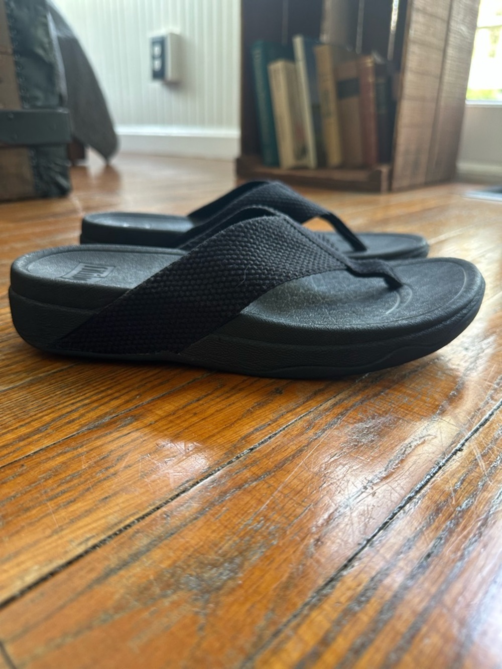 Fitflop Black Women's Thong Sandals